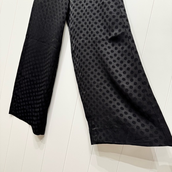 Madewell Wide Leg Drapey Jacquard Huston Pull On Crop Pants Size XS NWT - Picture 4 of 11